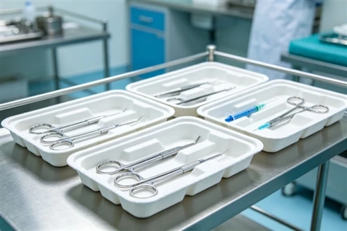 Medicinsk støbt papirmasseemballage til sterile, bæredygtige sundhedsløsninger